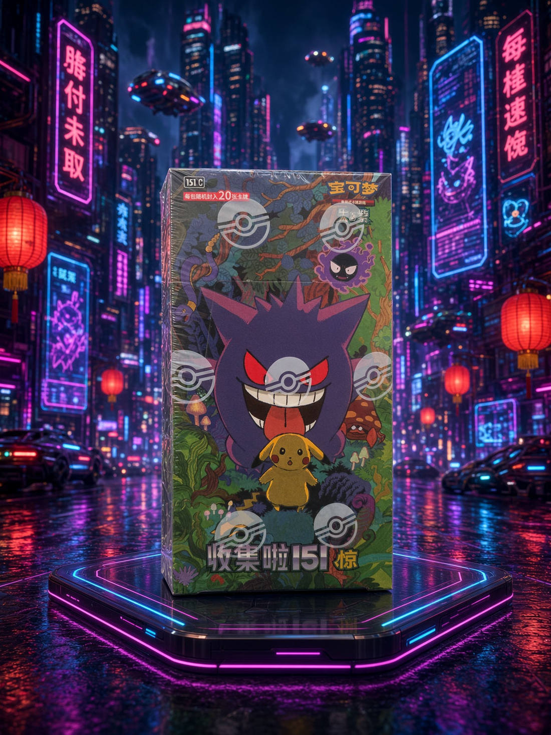Pokémon Collect 151 Surprise Jumbo Booster Box (151C) – vereinfachtes Chinesisch, versiegelte Jumbo Box