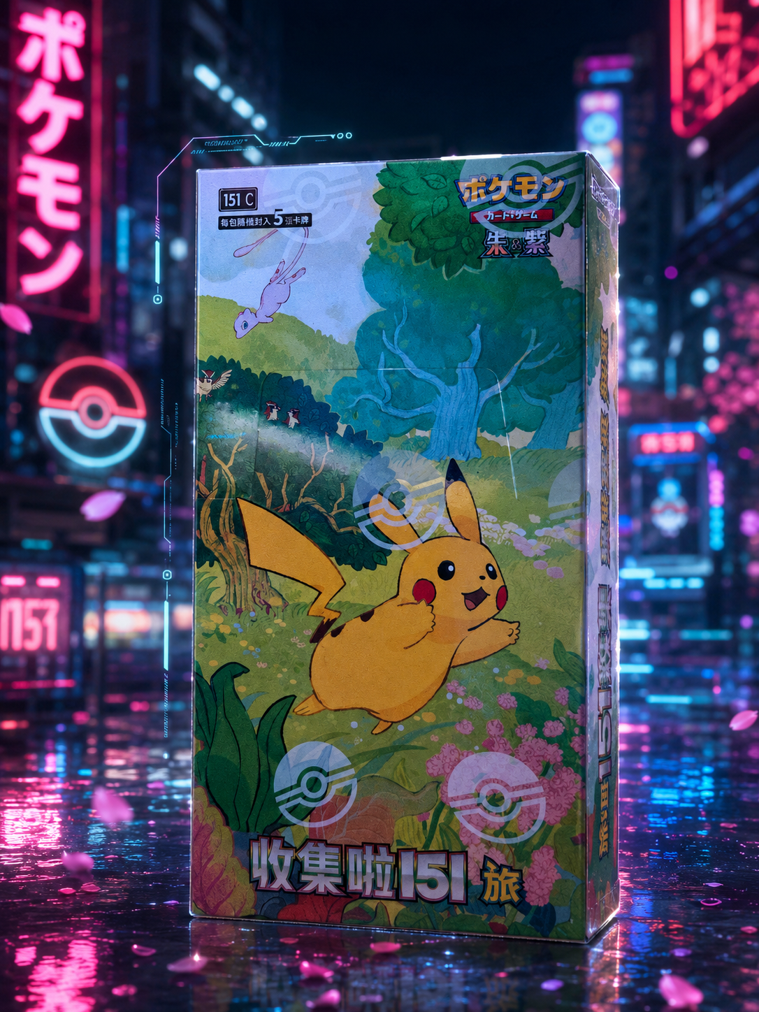Pokémon 151C Chinesische Version – Pikachu Design