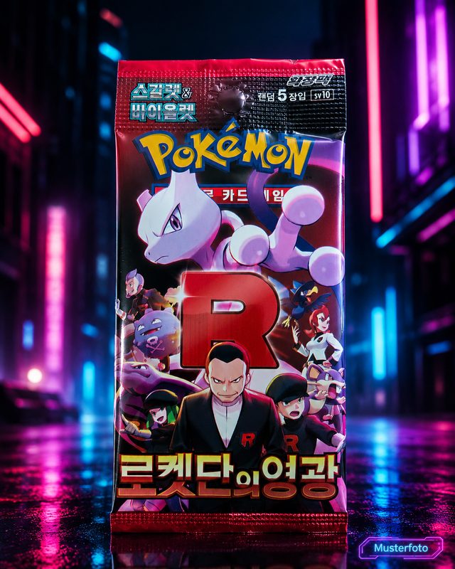 Pokémon Rocket Booster Pack