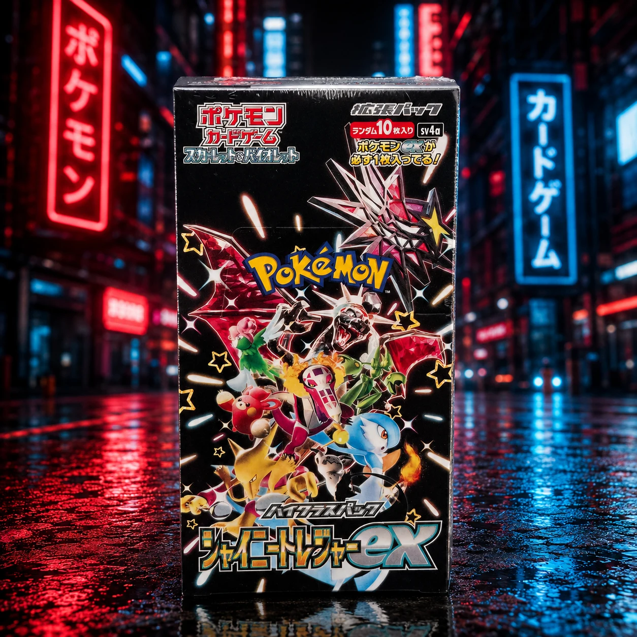Pokémon Shiny Treasure ex SV4a japanische Booster Box – original versiegelt
